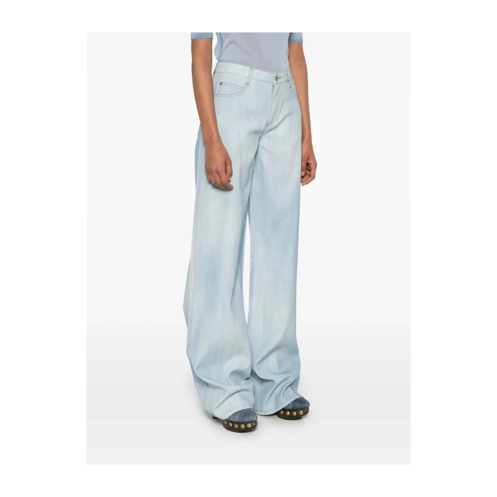 Ermanno Scervino Baggy Jeans voor vrouwen Blue Dames