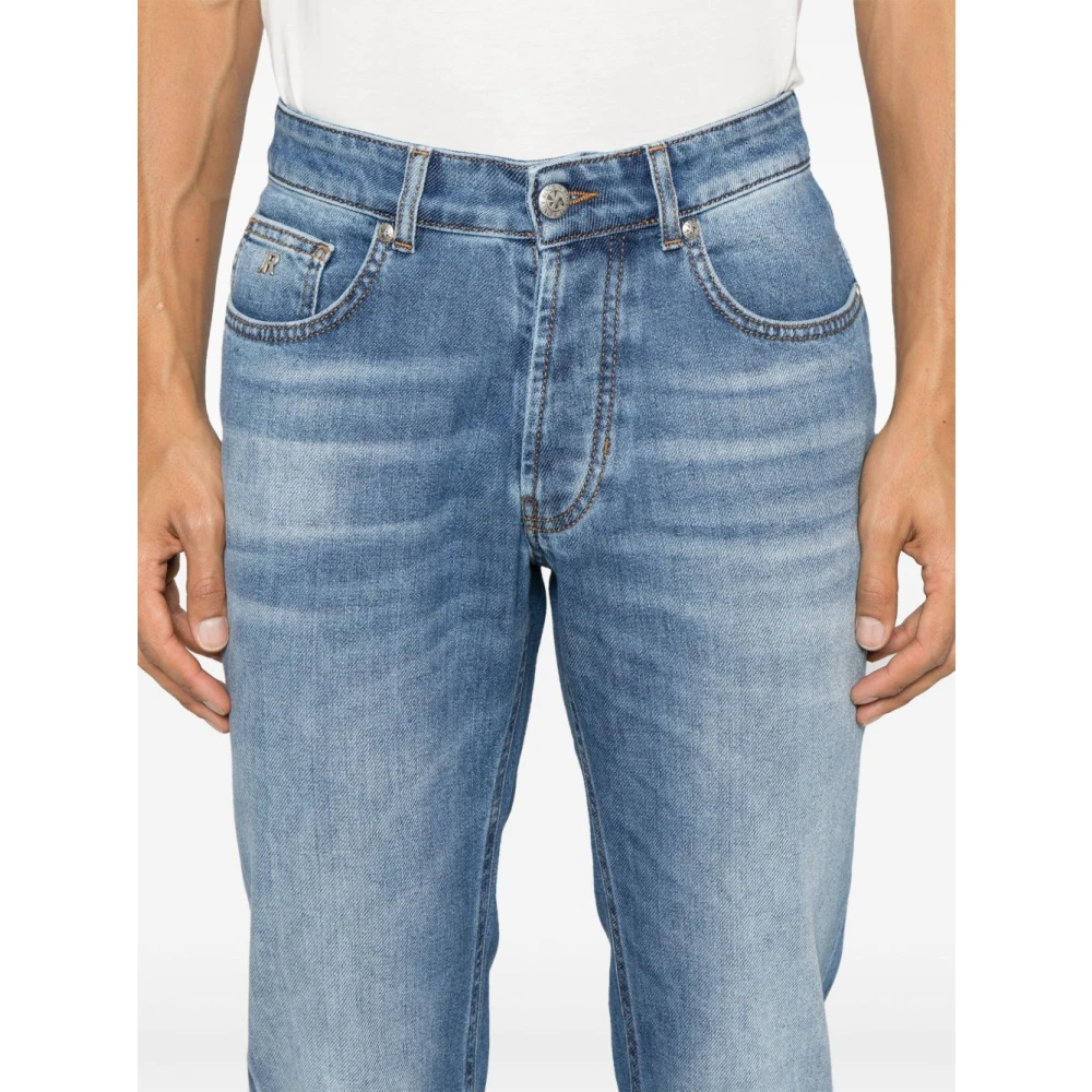 John Richmond Blauwe Jeans voor Mannen Blue Heren