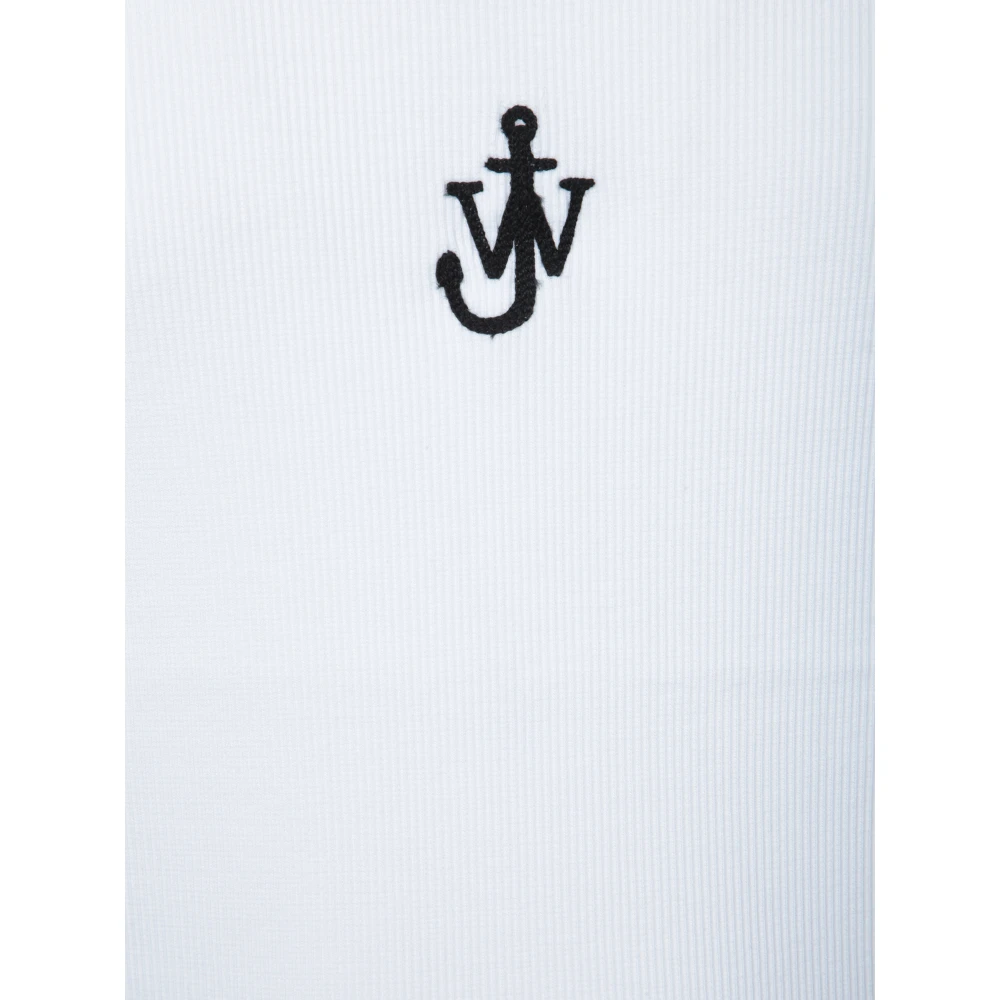 JW Anderson Mouwloze tanktop met ankerlogo White Heren