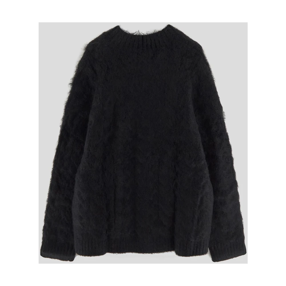 Represent Wollen Gebreide Trui Black Heren