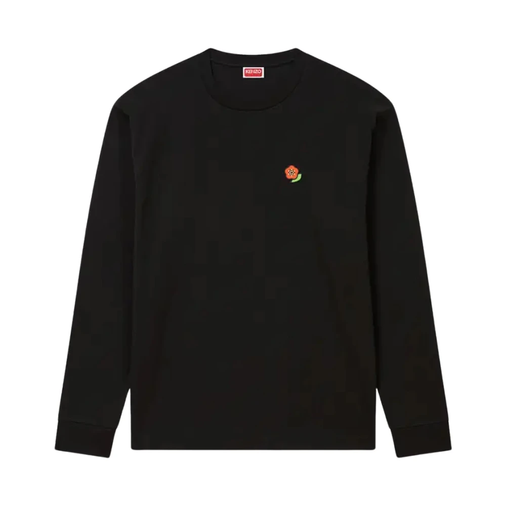 Kenzo Zwart Geborduurd Shirt Black Heren