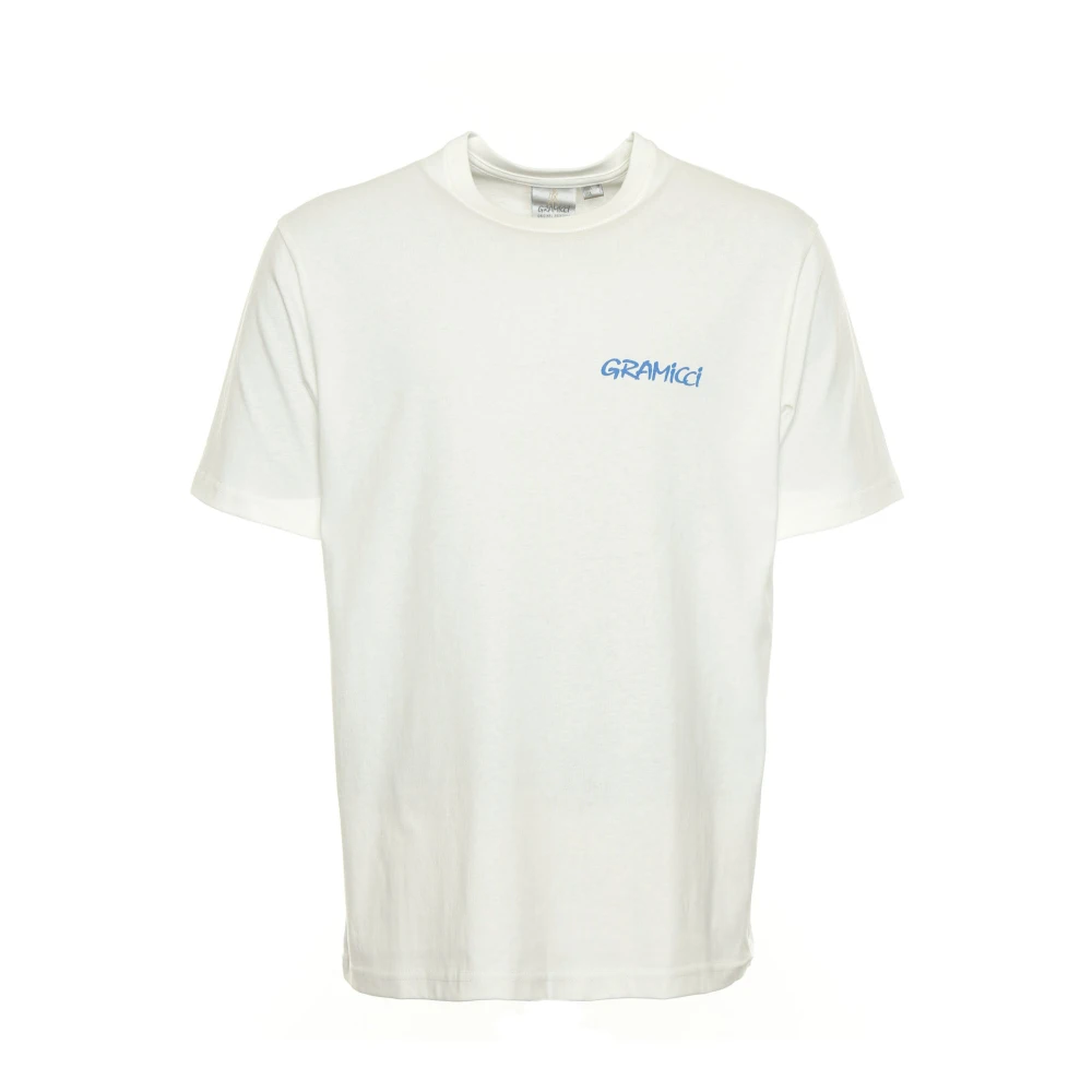 Gramicci Liberty Tee met voor- en achterprint White Heren