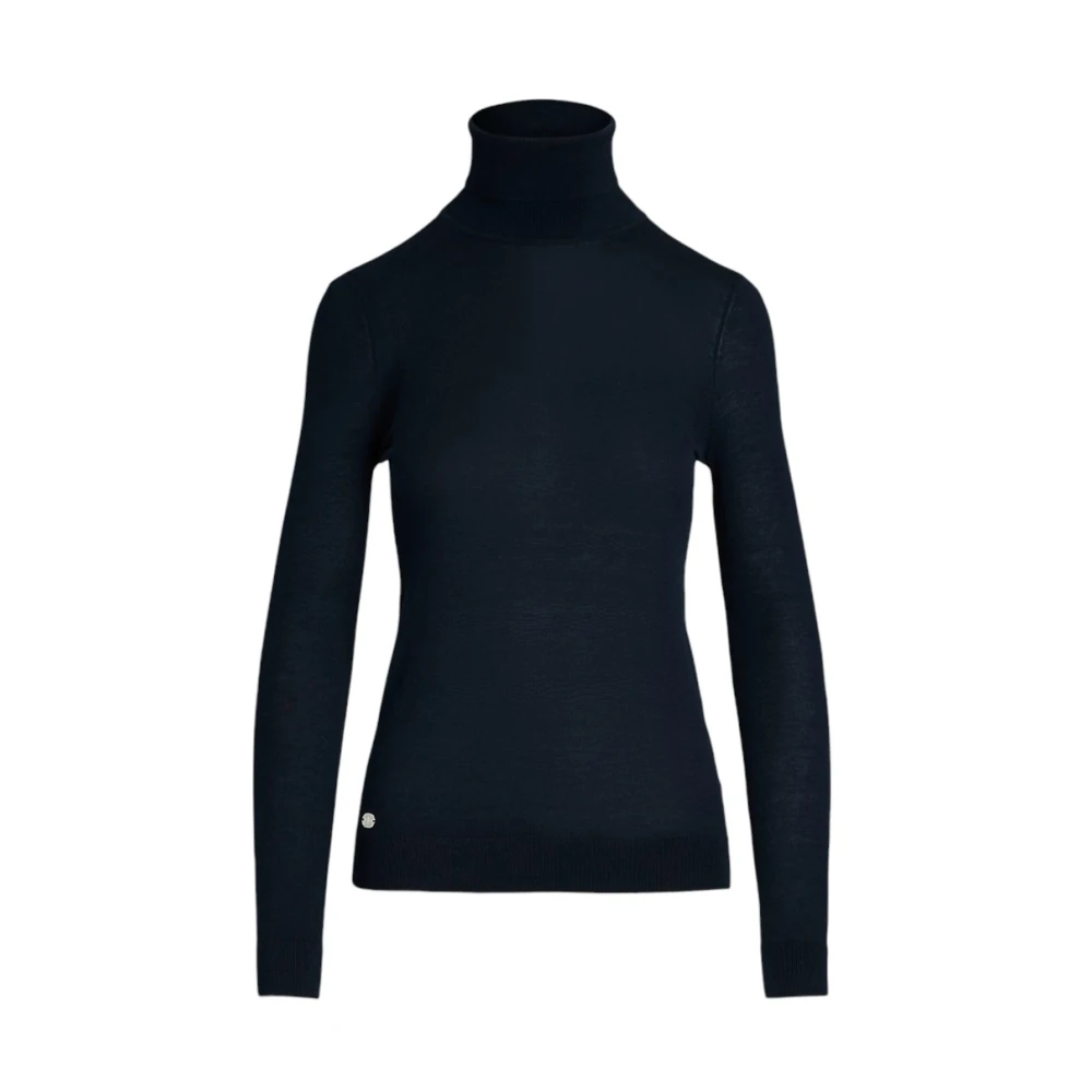 Ralph Lauren Women's Blue Turtlenecks, L, Jumper
