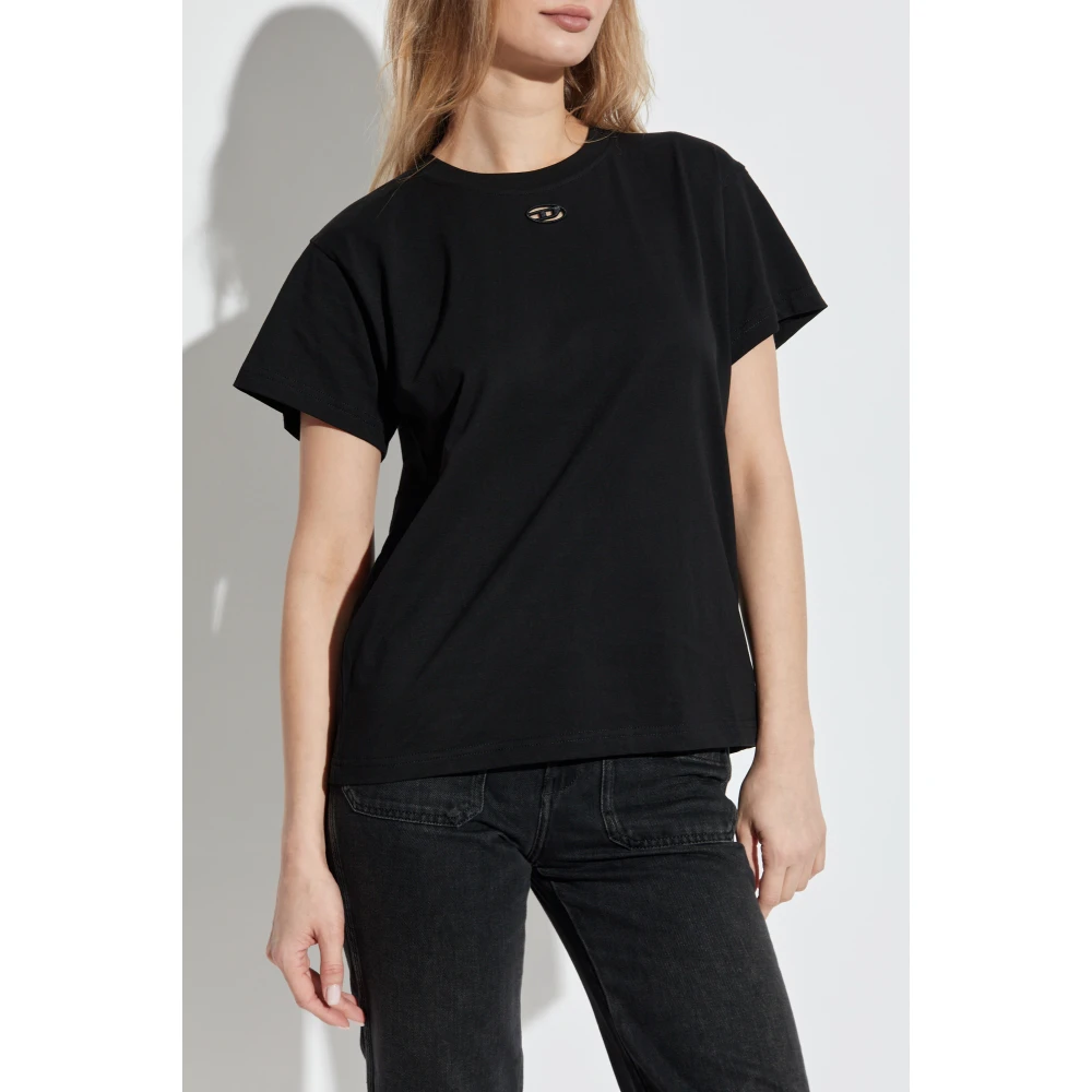 Diesel T-shirt T-Marey Black Dames