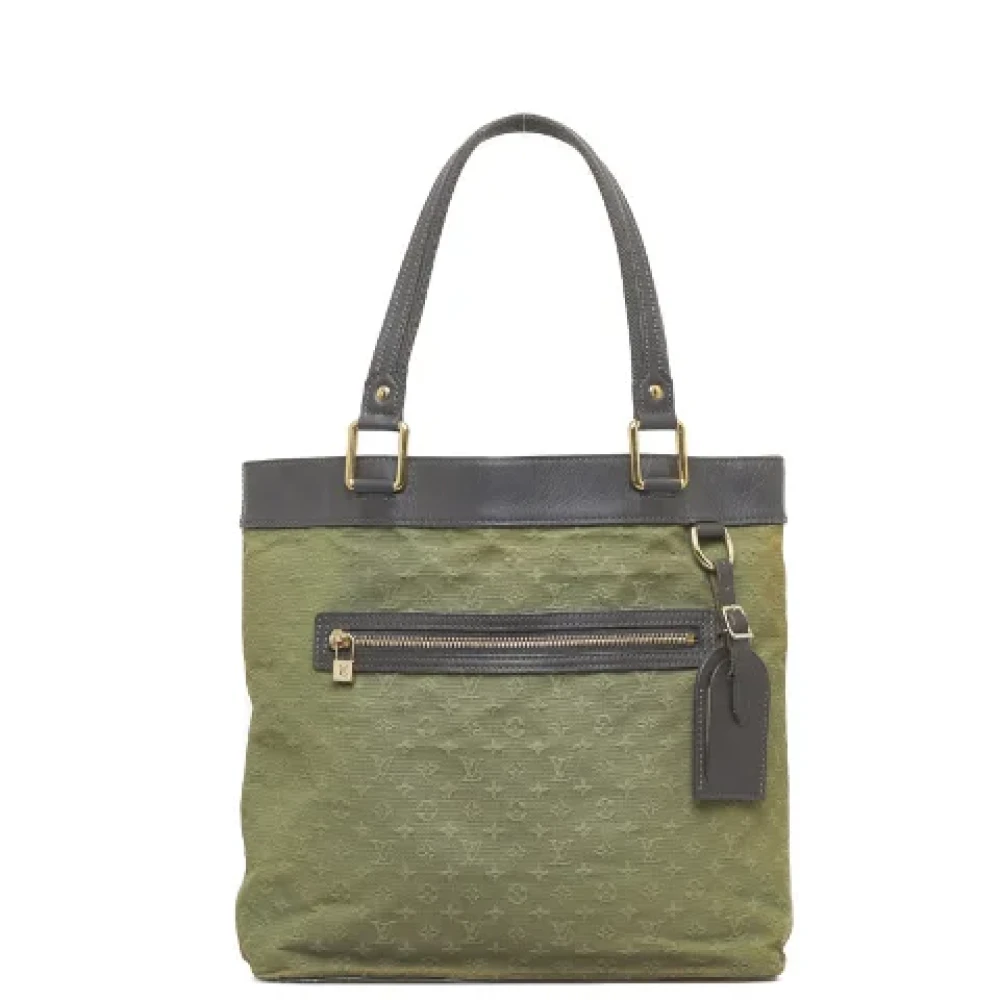 Louis Vuitton Vintage Pre-owned Canvas louis-vuitton-bags Green Dames