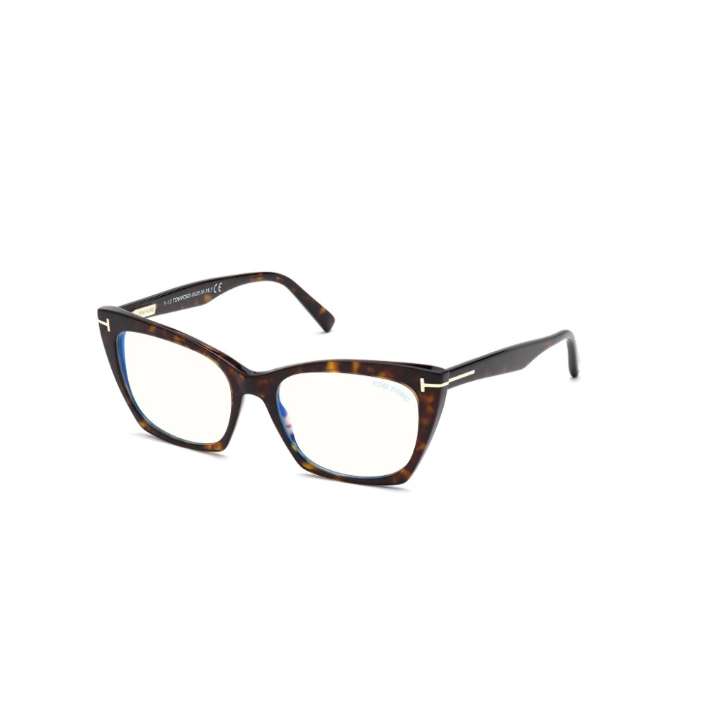 Tom Ford Cat Eye Bril Havana Brown Unisex