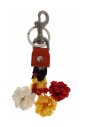 chic-multicolor-raffia-and-leather-keychain