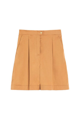 brown-flared-bermuda-trousers