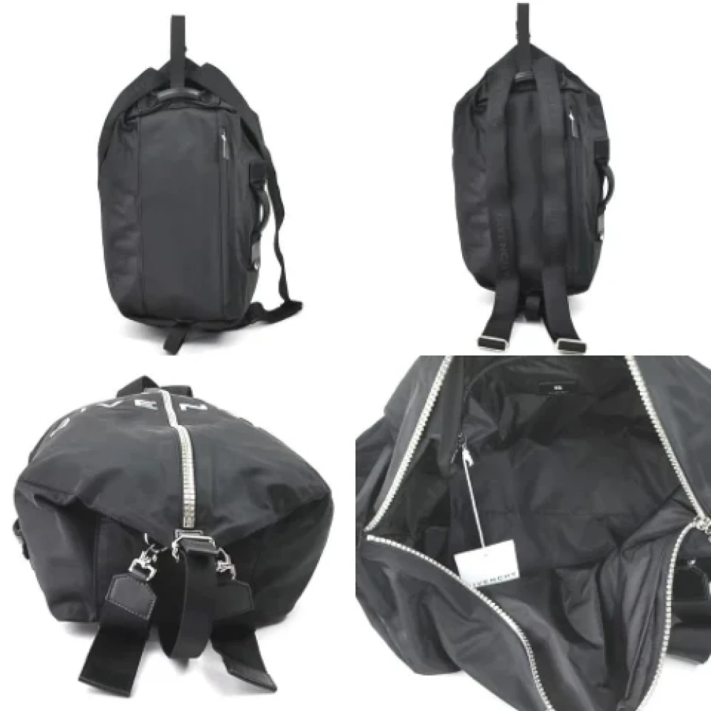 Givenchy Pre-owned Nylon backpacks Black Dames