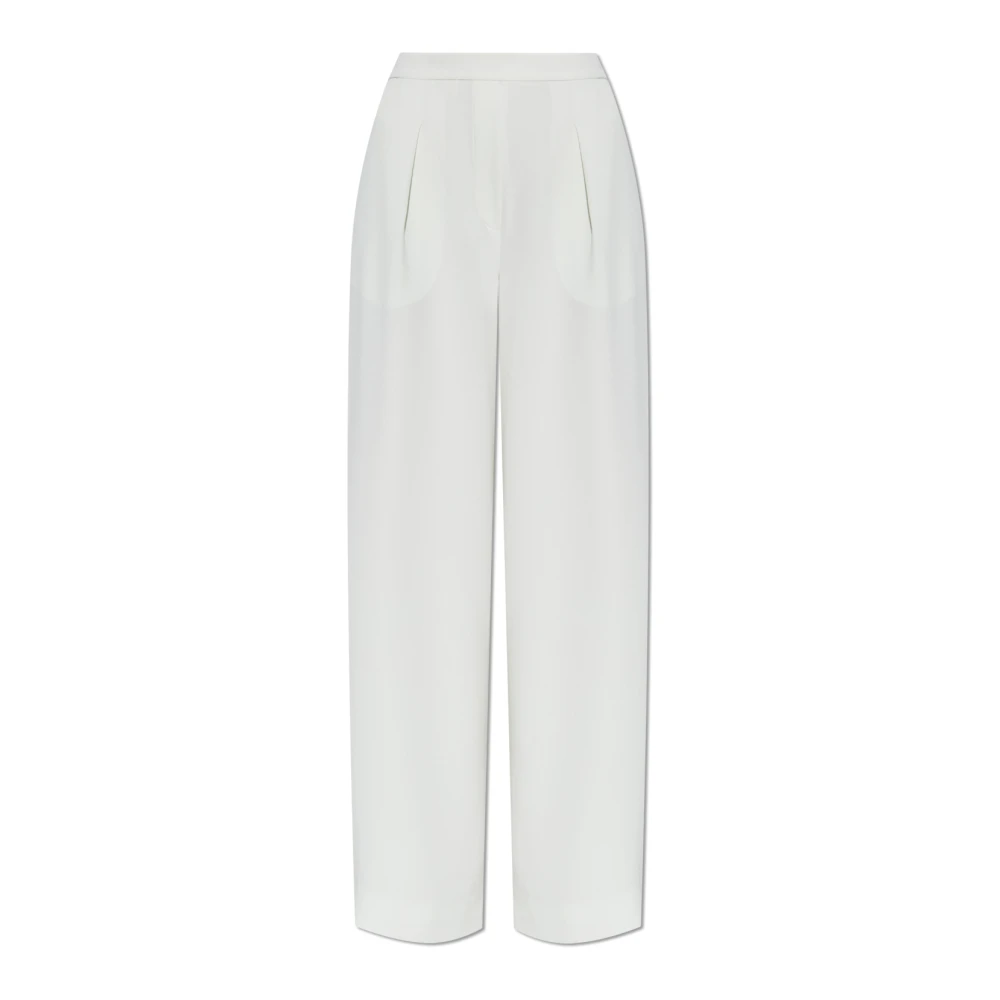 Emporio Armani Damen Weiß Hosen, Mgröße: