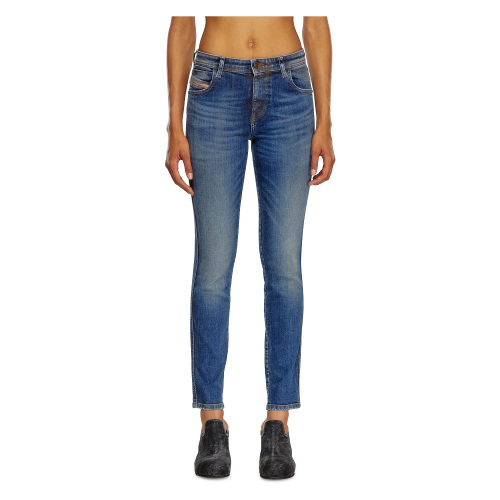 Diesel, Slim-fit Jeans, female, Blue, W25, Stylish Denim Jeans for Men