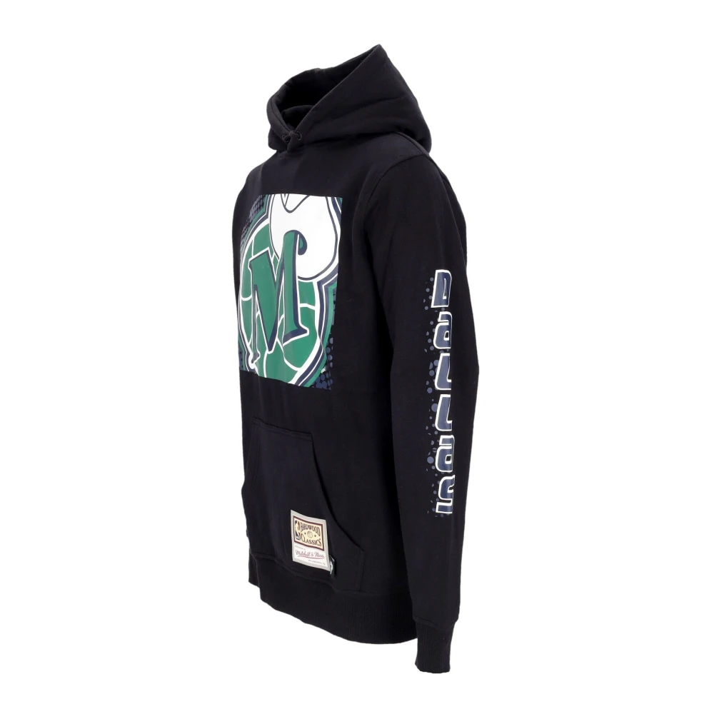 Mitchell & Ness NBA Big Face Hoodie Zwart Black Heren