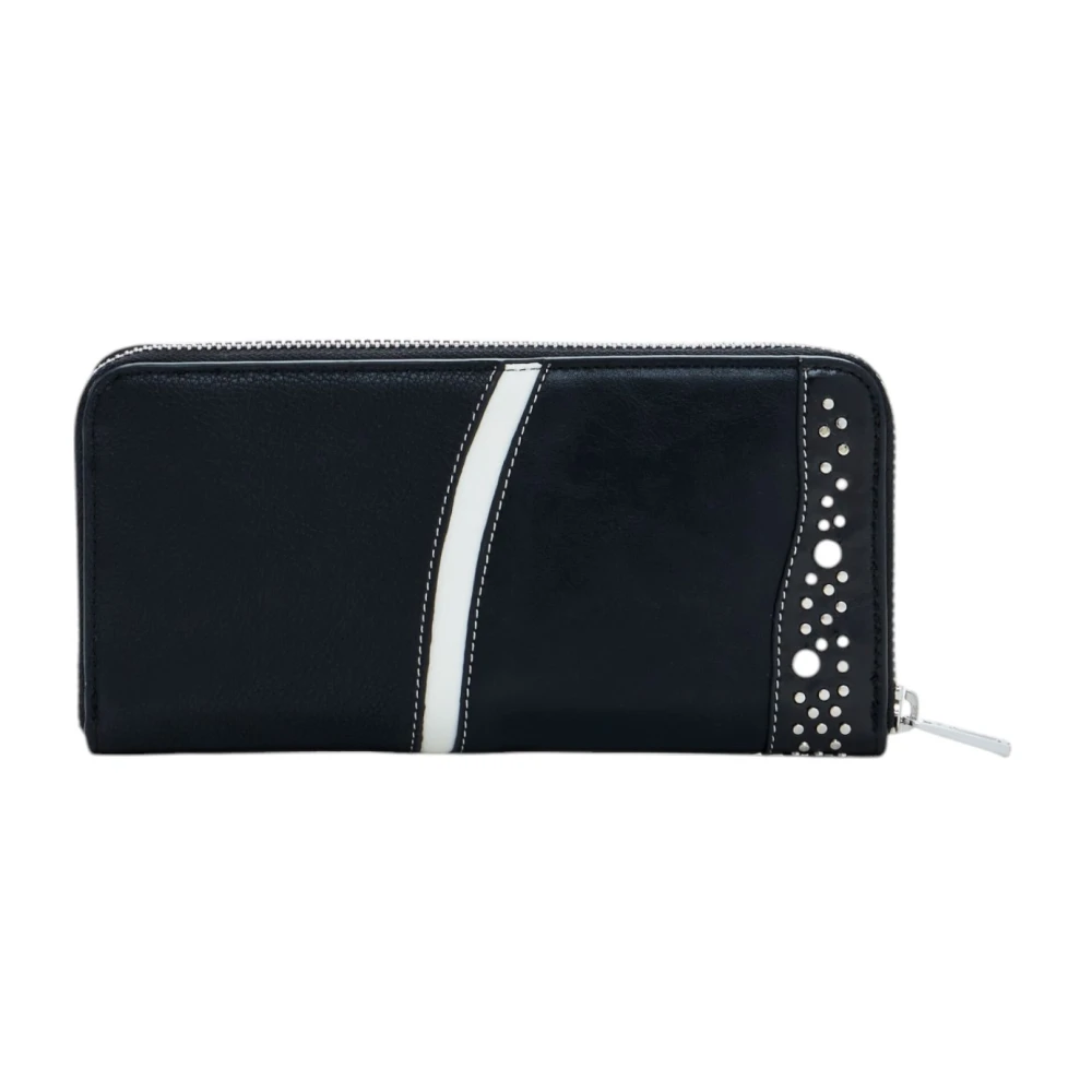 Desigual Damesportemonnee Lente Zomer Collectie Black Dames