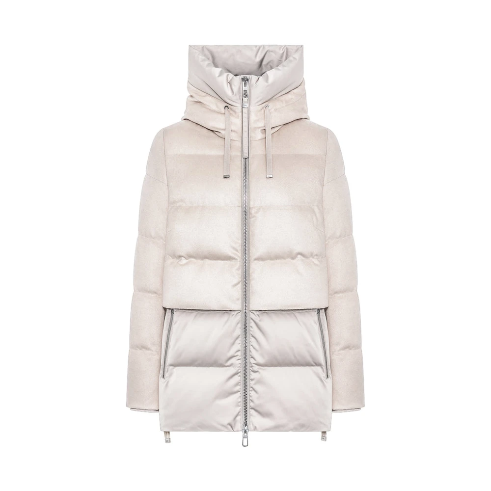 Duno Women's White Stylish Jacket For Men - Parkas - L - Coats