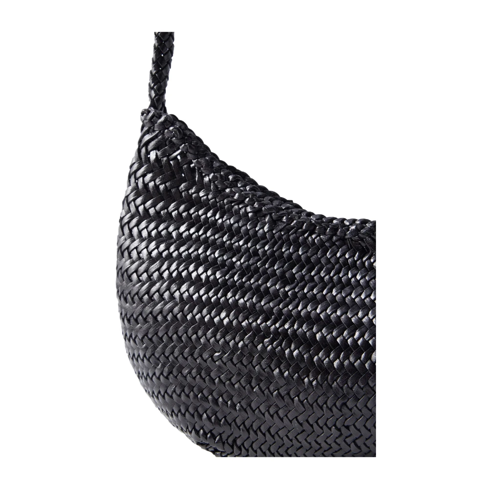 Dragon Diffusion Zwarte leren handtas voor vrouwen Black Dames