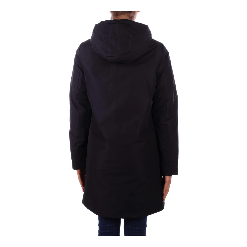 Suns Zwarte Hoodie met Rits Black Dames