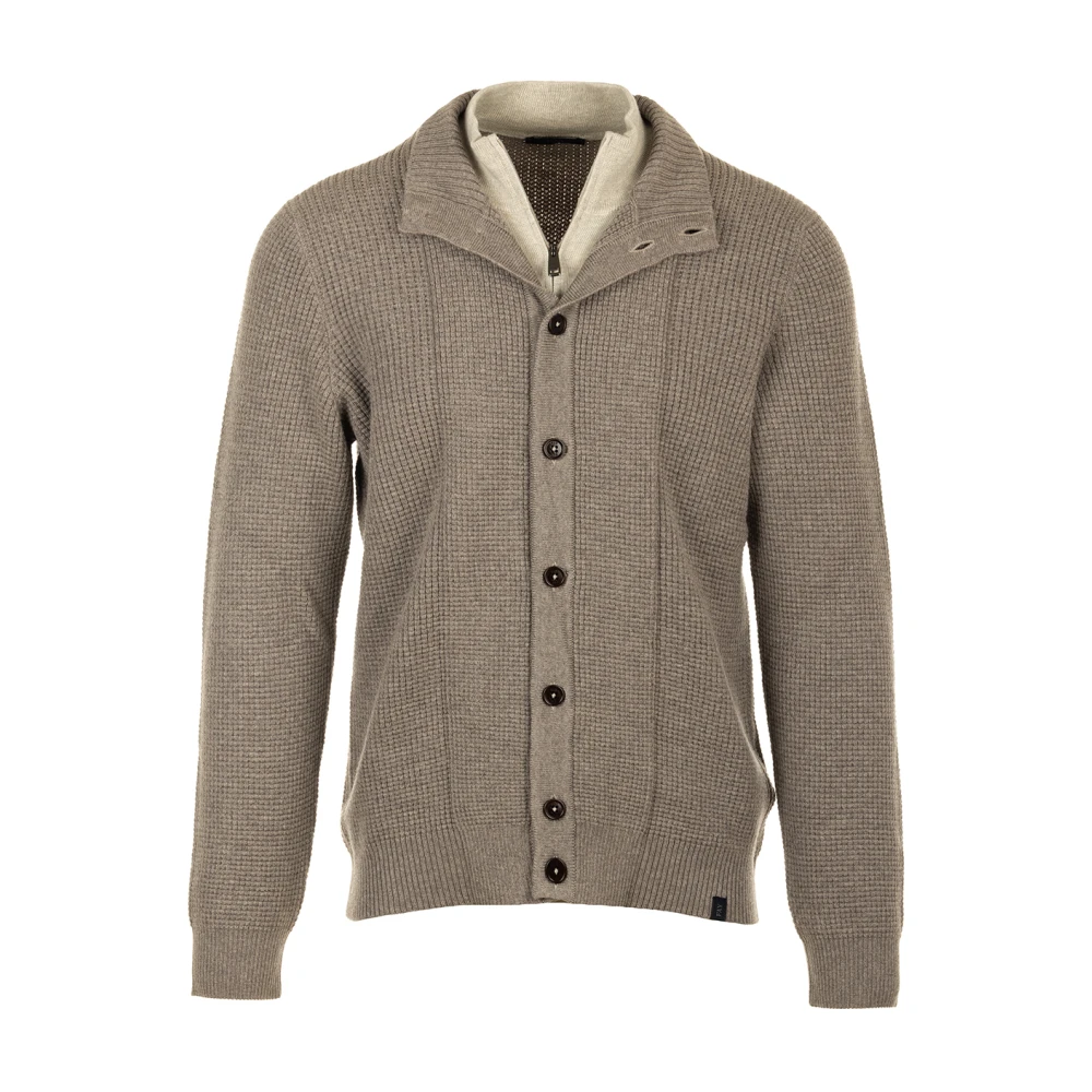 Fay Grijze Sweater Maglia Stijl Gray Heren