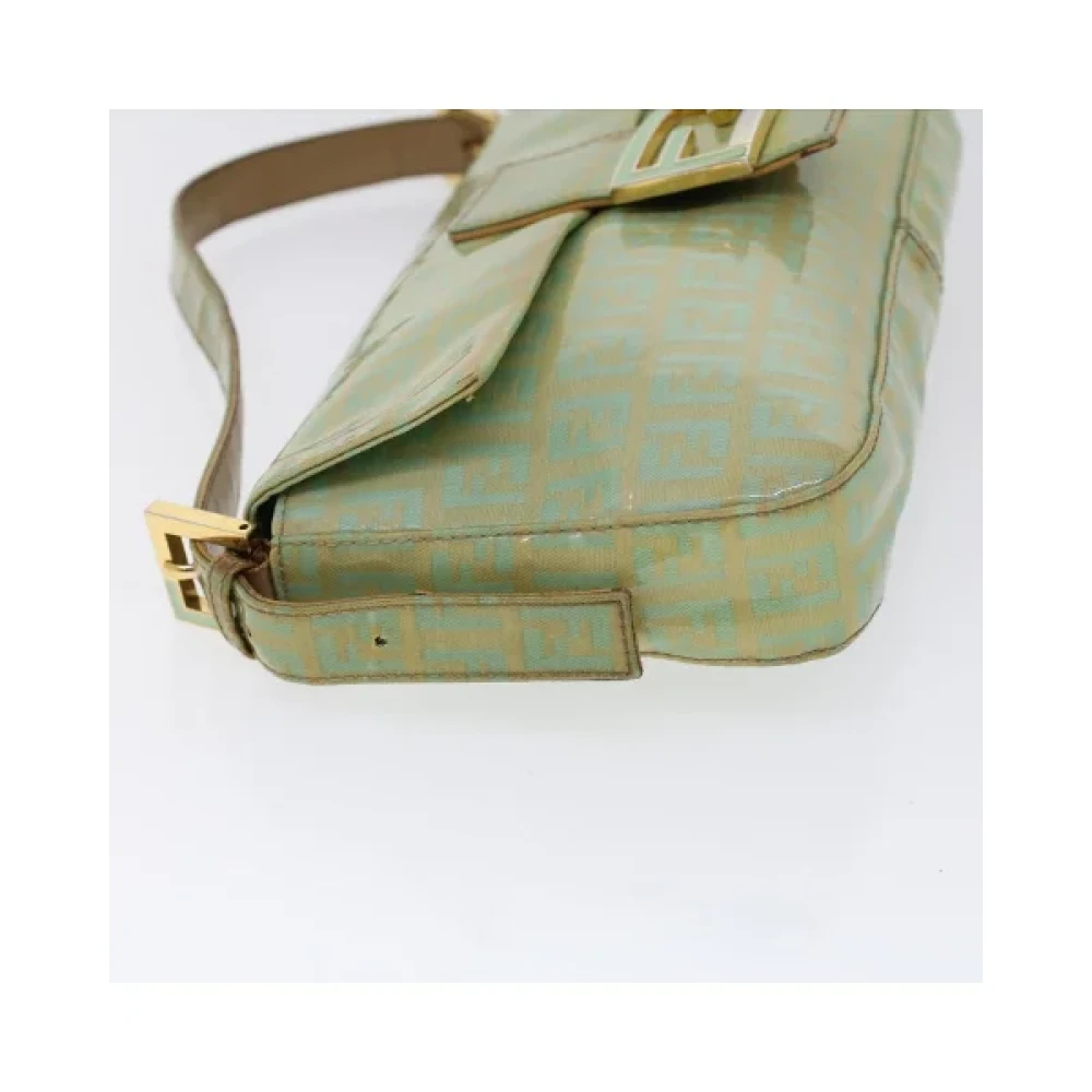 Fendi Vintage Pre-owned Canvas fendi-bags Green Dames