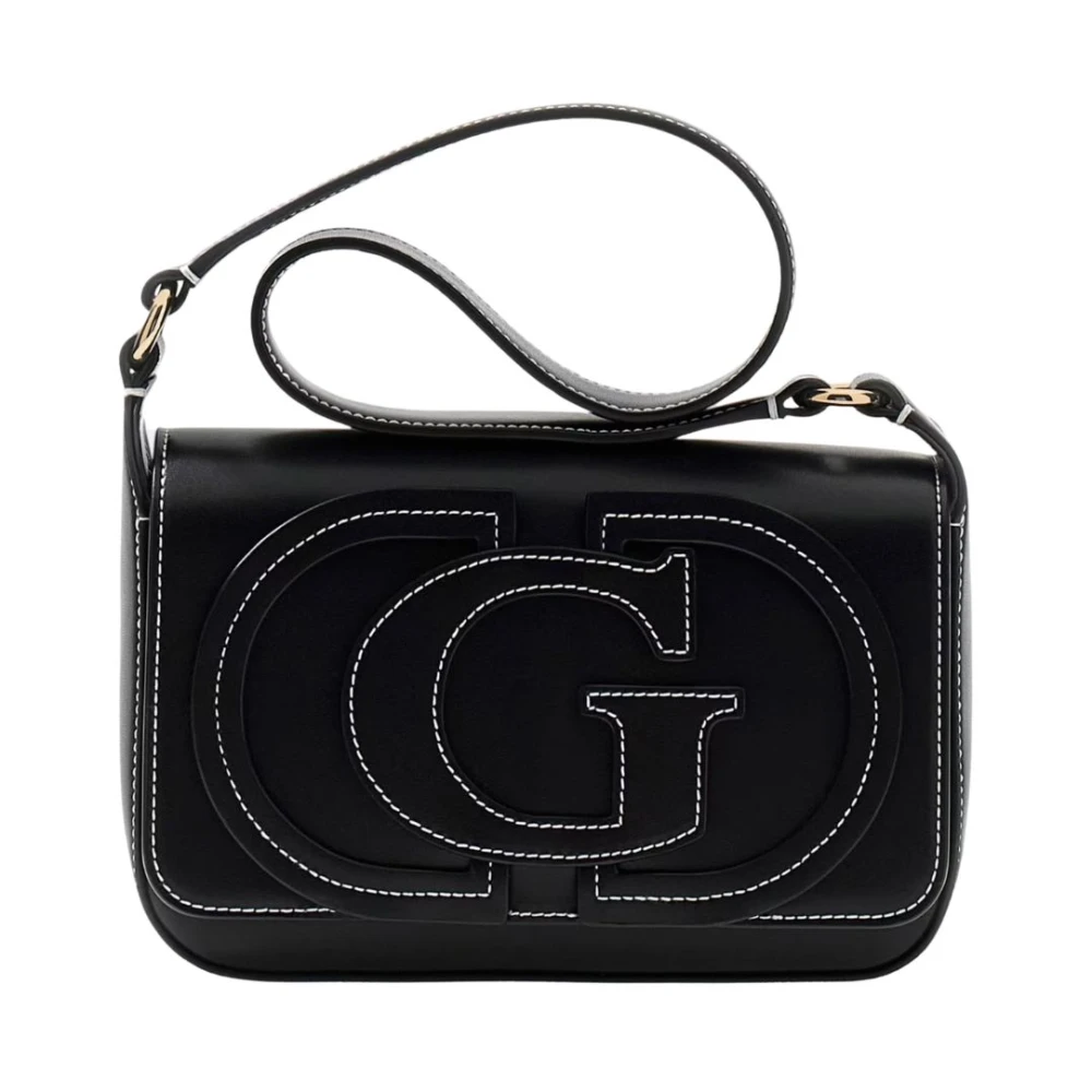 Guess Donna Nero Ruby Flap Shoulder Bag Universal - Immagine 3