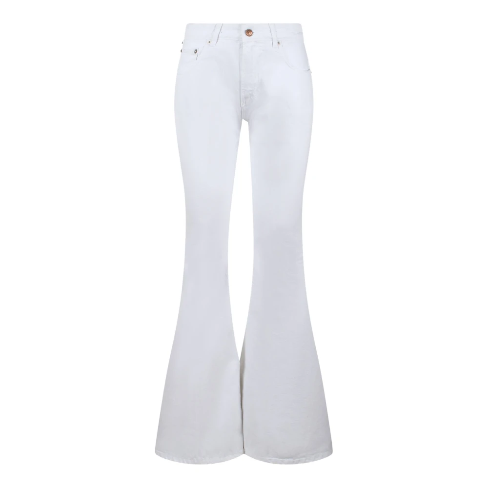 Haikure Flared Jeans White Dames