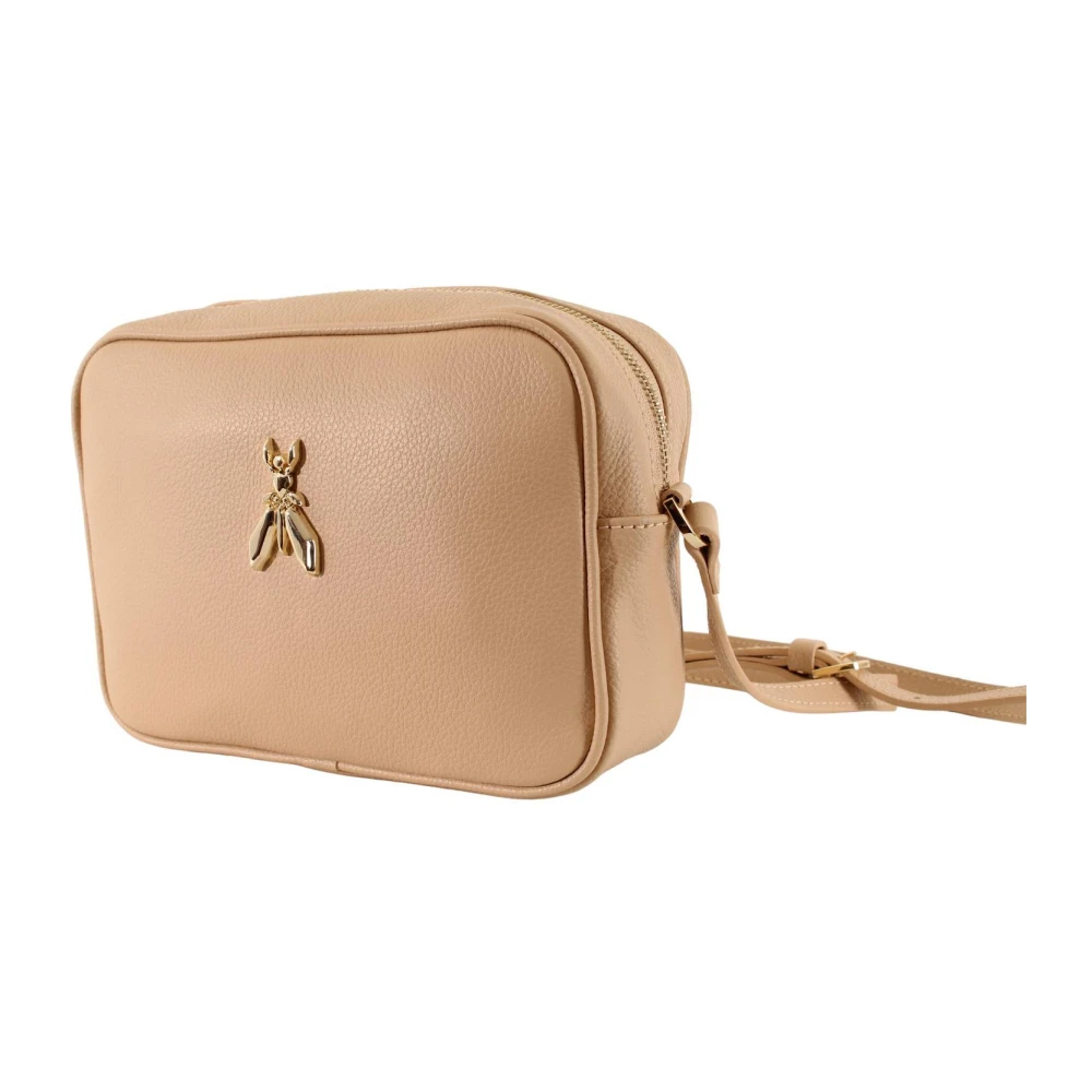 PATRIZIA PEPE Stijlvolle Crossbody Handtas Beige Dames