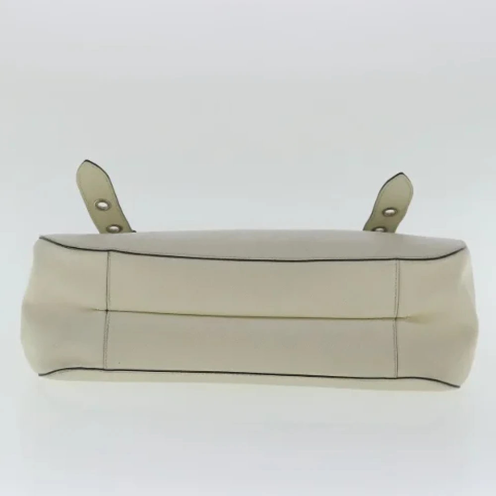 Salvatore Ferragamo Pre-owned Leather handbags White Dames