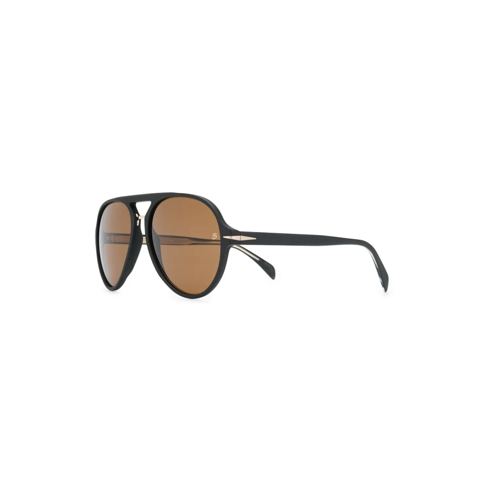 Eyewear By David Beckham Black Sunglasses, Male, 57 Mm, Sunglasses