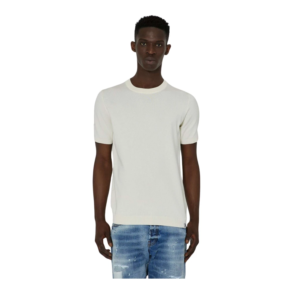 John Richmond Slim Fit Ronde Hals T-shirt White Heren