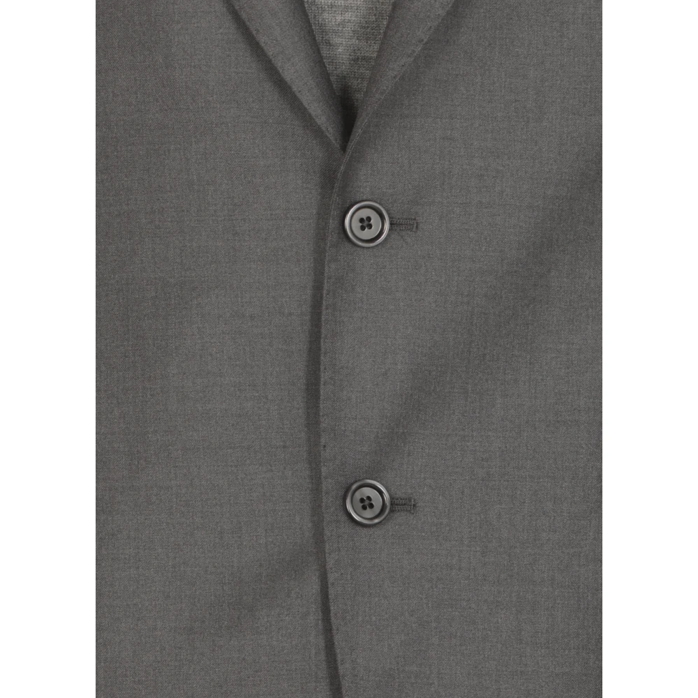 Lardini Grijze wollen pak met iconische pin Gray Heren