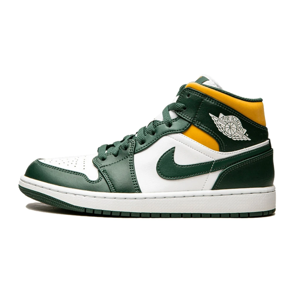 Jordan Men's Green Trainers, 4 Uk, Classic Mid-Top Sneaker 2021