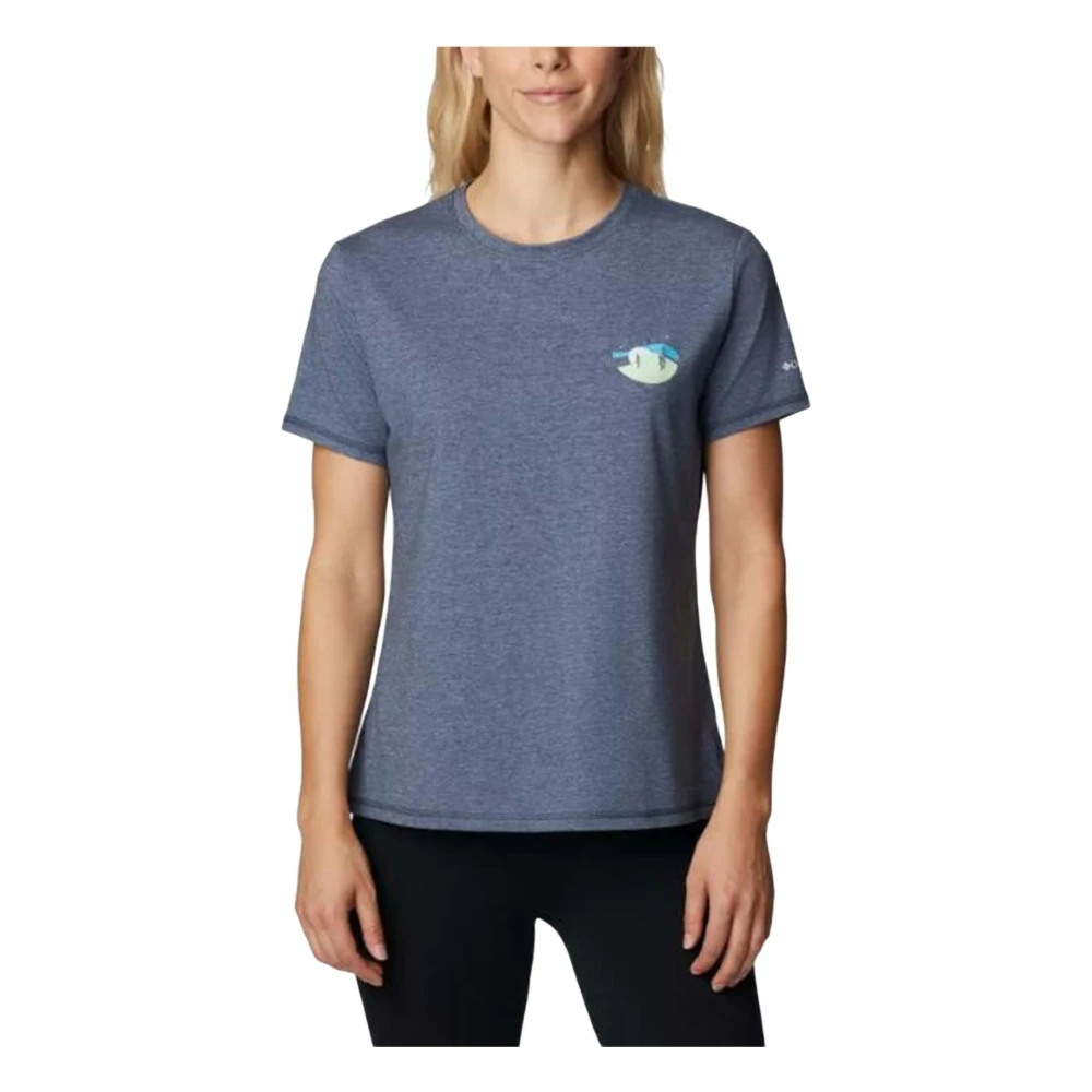 Columbia Sun Trek™ II T-shirt Blue Dames