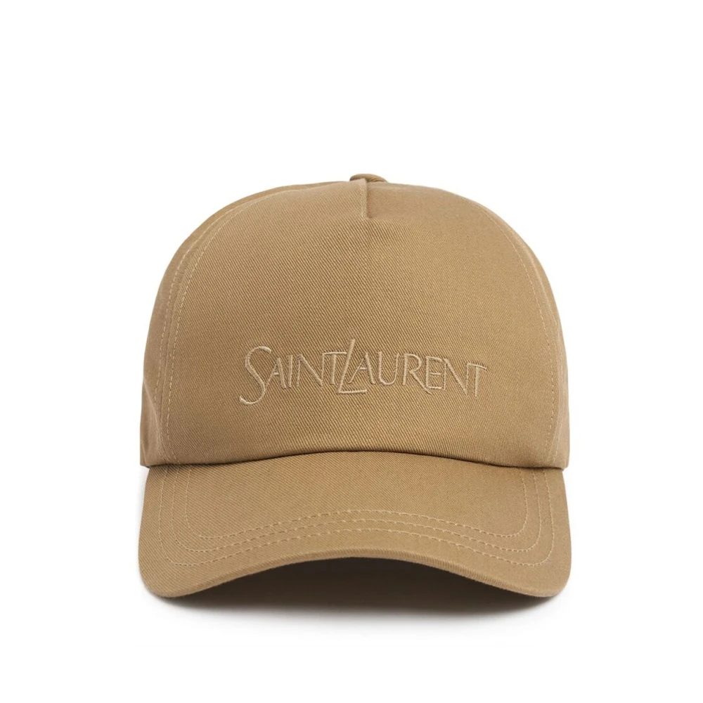 Saint Laurent Stijlvol Beige Baseballpet Accessoires Beige Heren