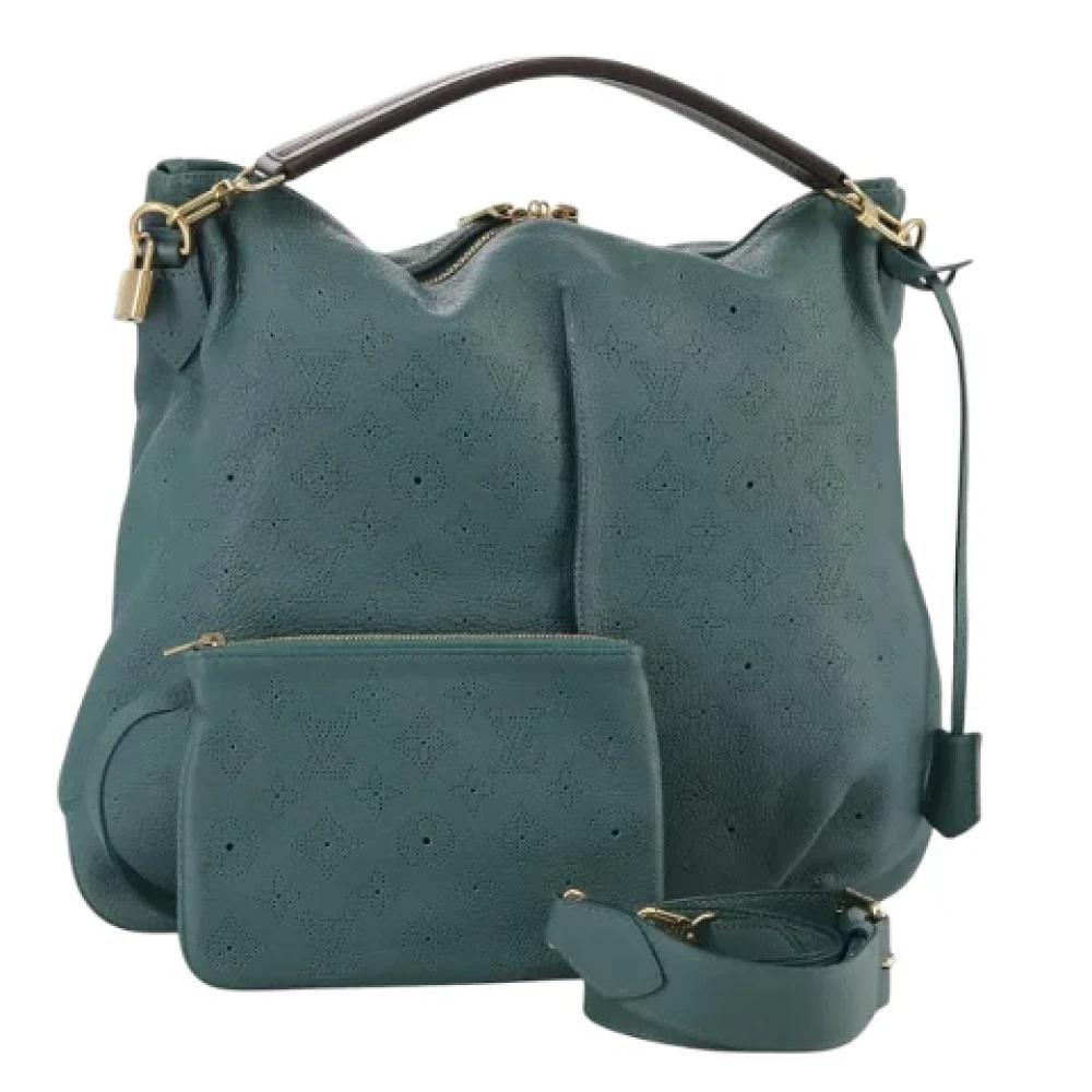 Louis Vuitton Vintage Pre-owned Leather handbags Blue Dames