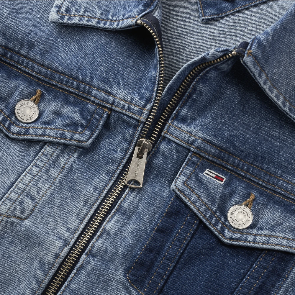 Tommy Jeans Vintage Slim Fit Denim Jacket Blue Dames