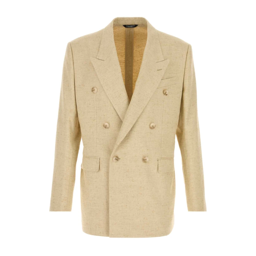 Dolce & Gabbana Men's Beige Giacca - Blazers - Xl - Suits