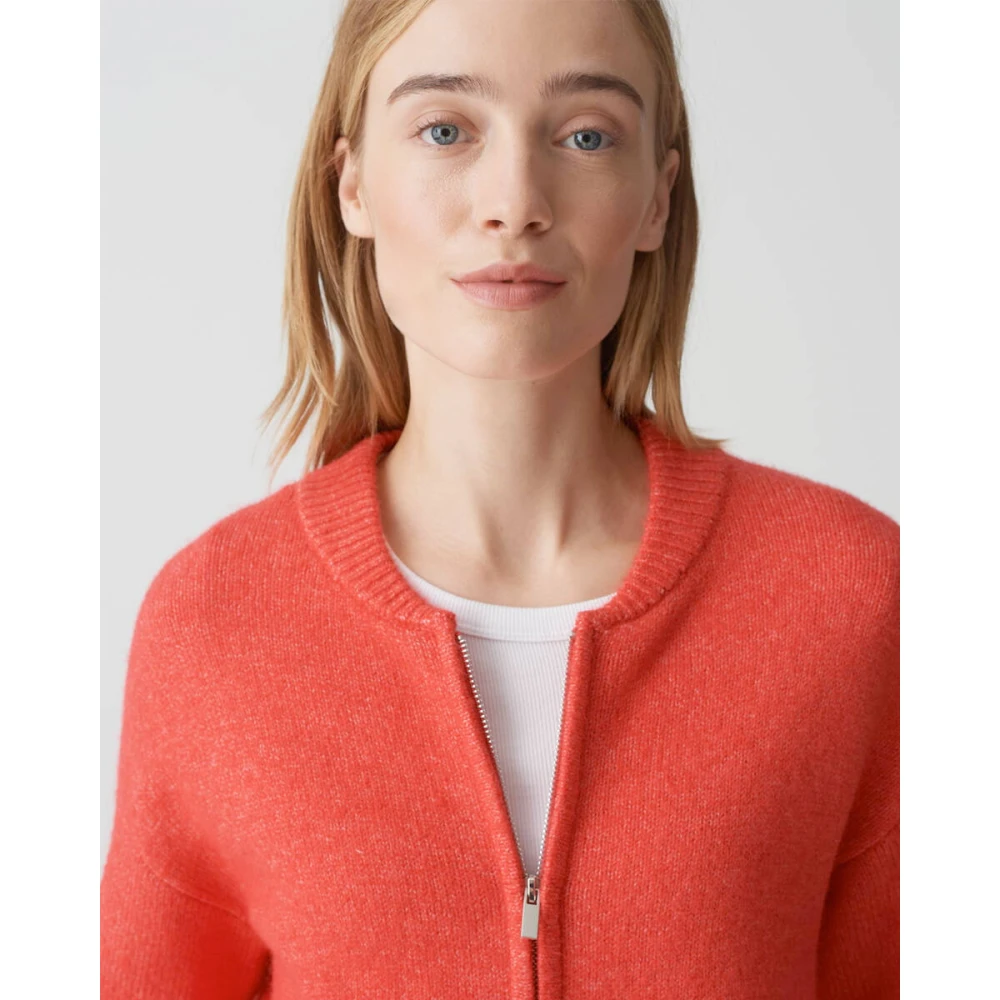 Opus Stijlvolle Pullover met Doketa Detail Red Dames