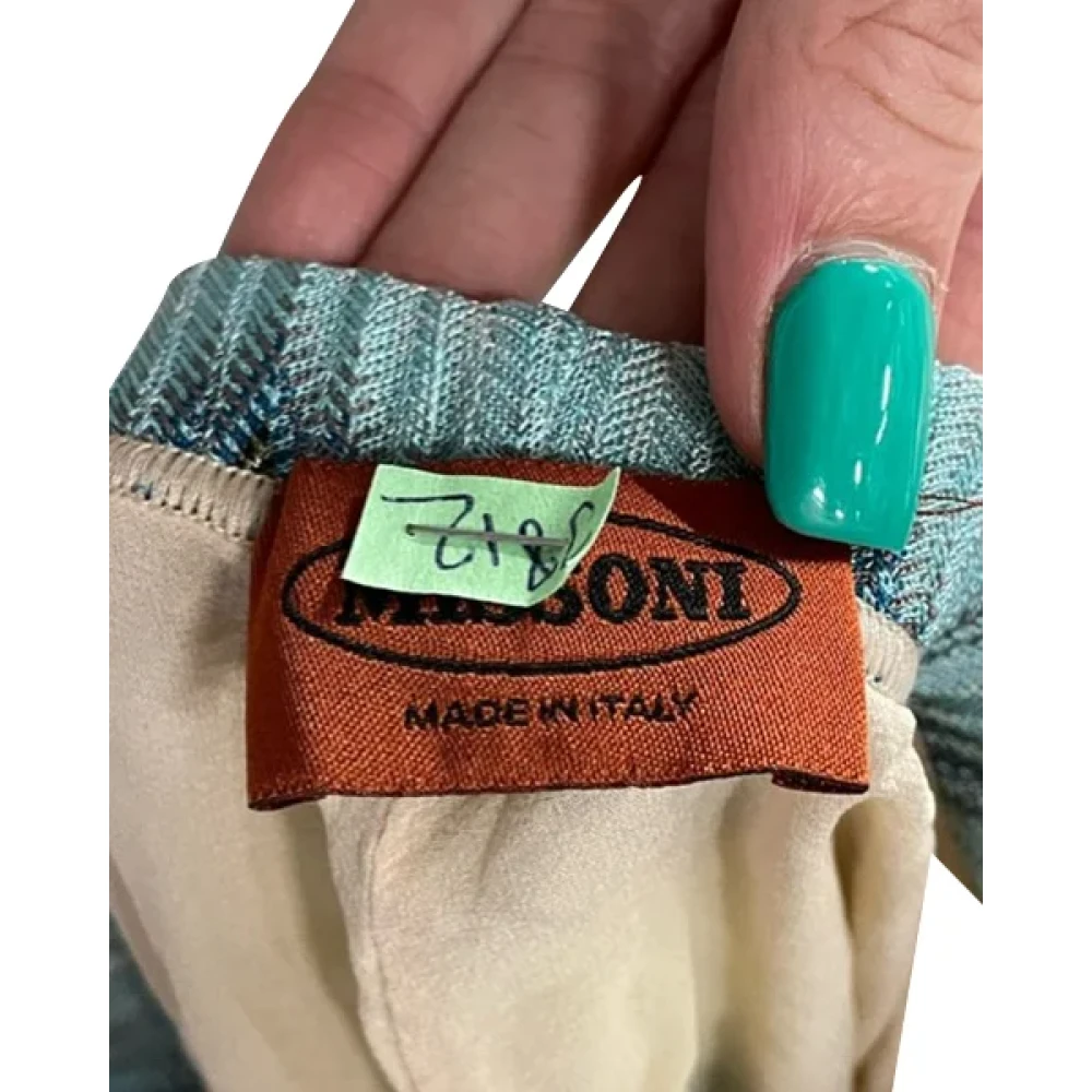 Missoni Pre-owned Cotton bottoms Multicolor Dames