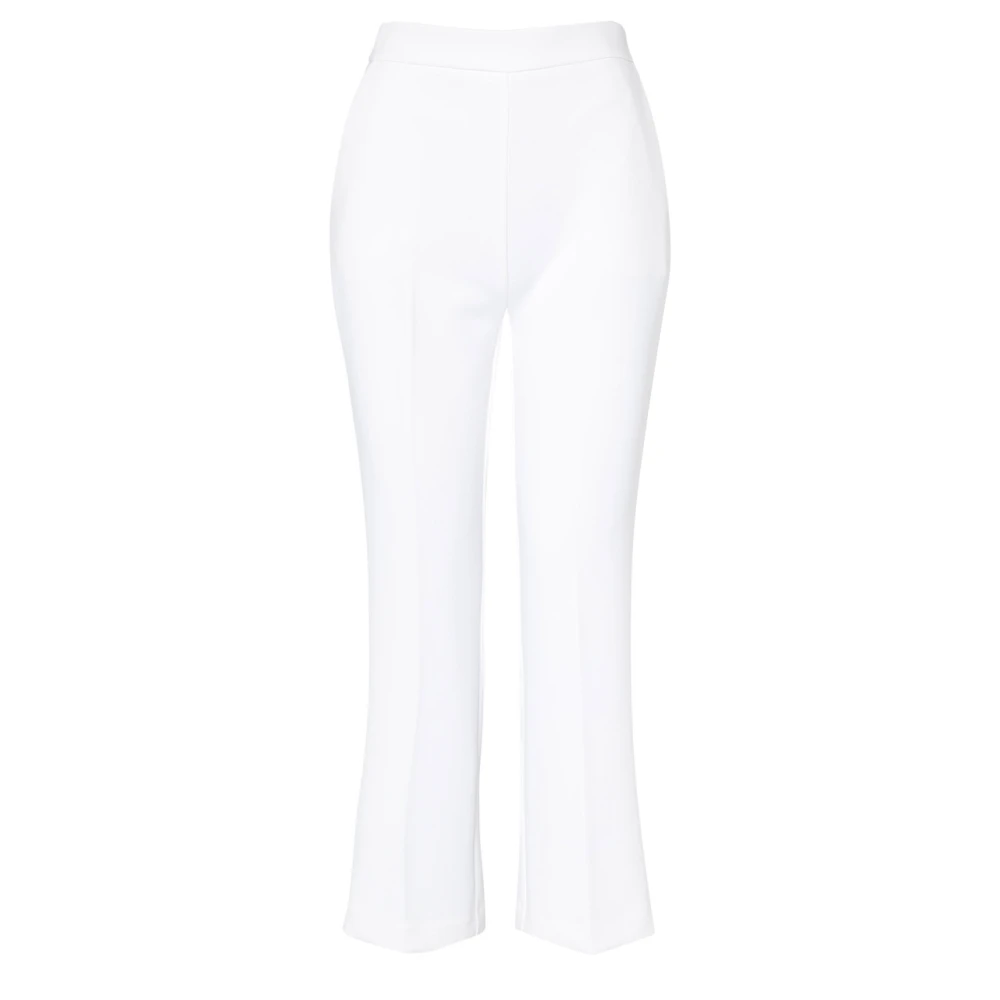 Elisabetta Franchi Ivoor Broek met Stijl Pa08951E2-360 White Dames
