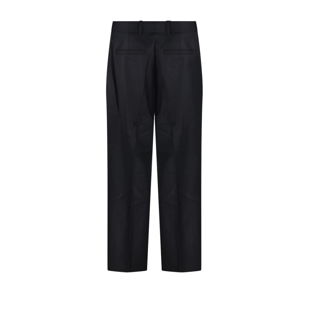 Our Legacy Zwarte Wol Chino Broek Black Heren