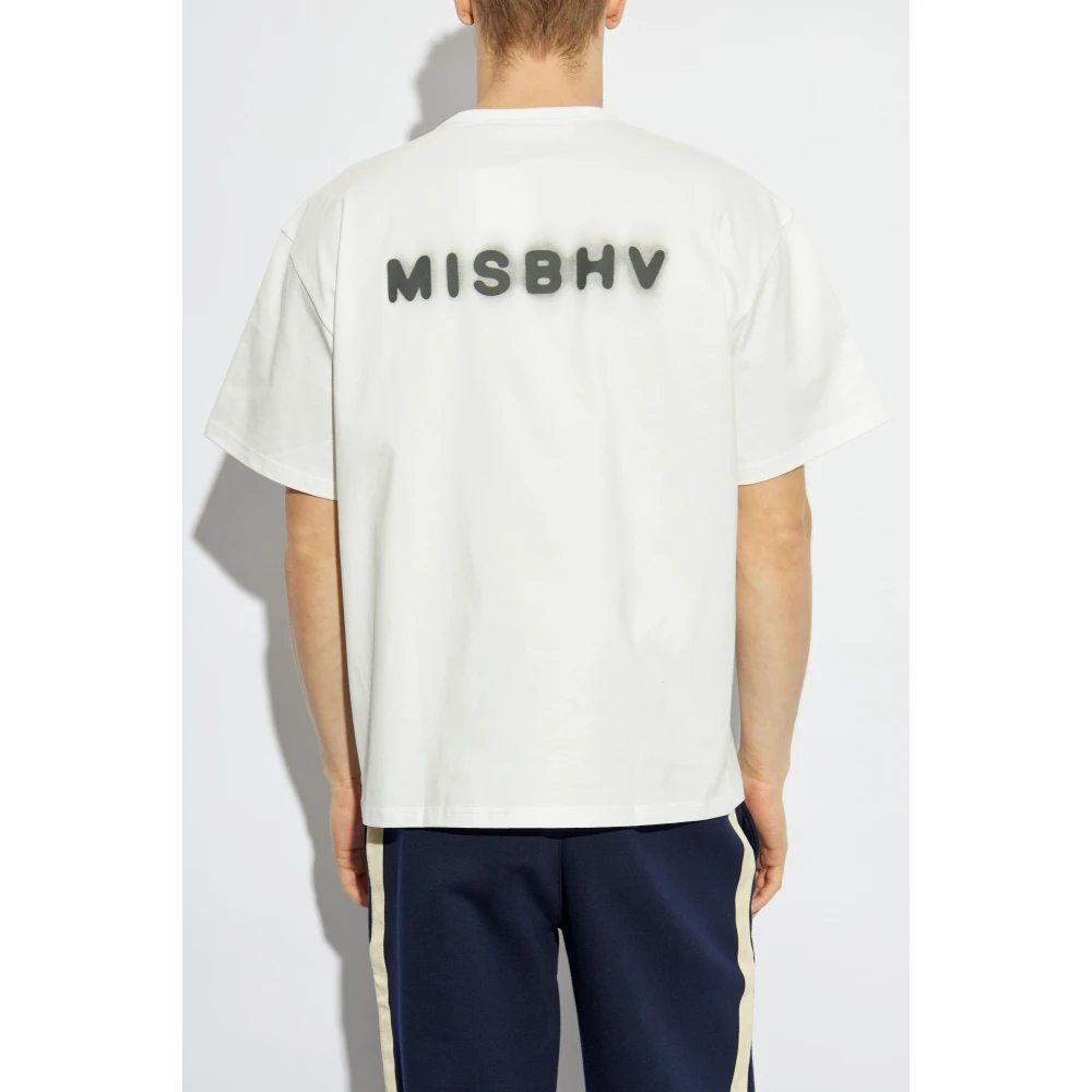 Misbhv T-shirt met logo White Heren