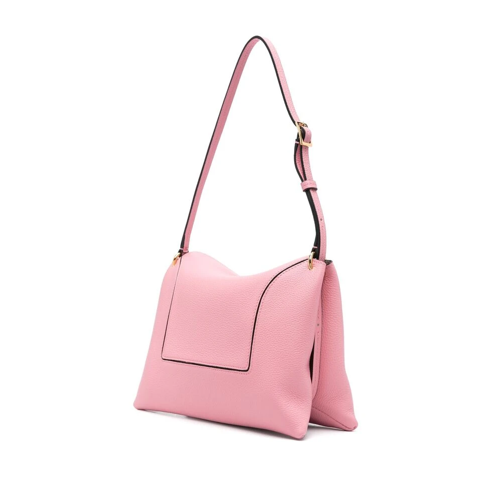 Wandler Roze Leren Schoudertas Pink Dames