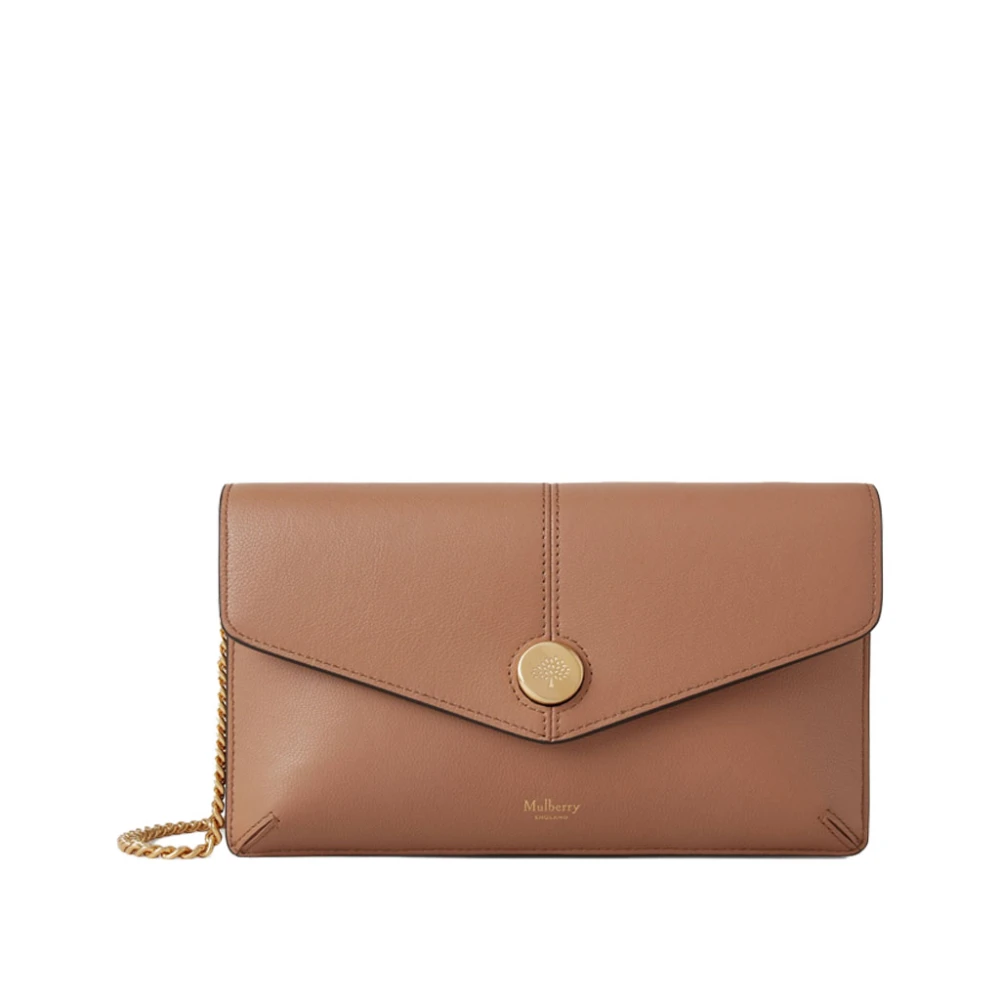 Mulberry Stud Pochette on Chain Sable Brown Dames