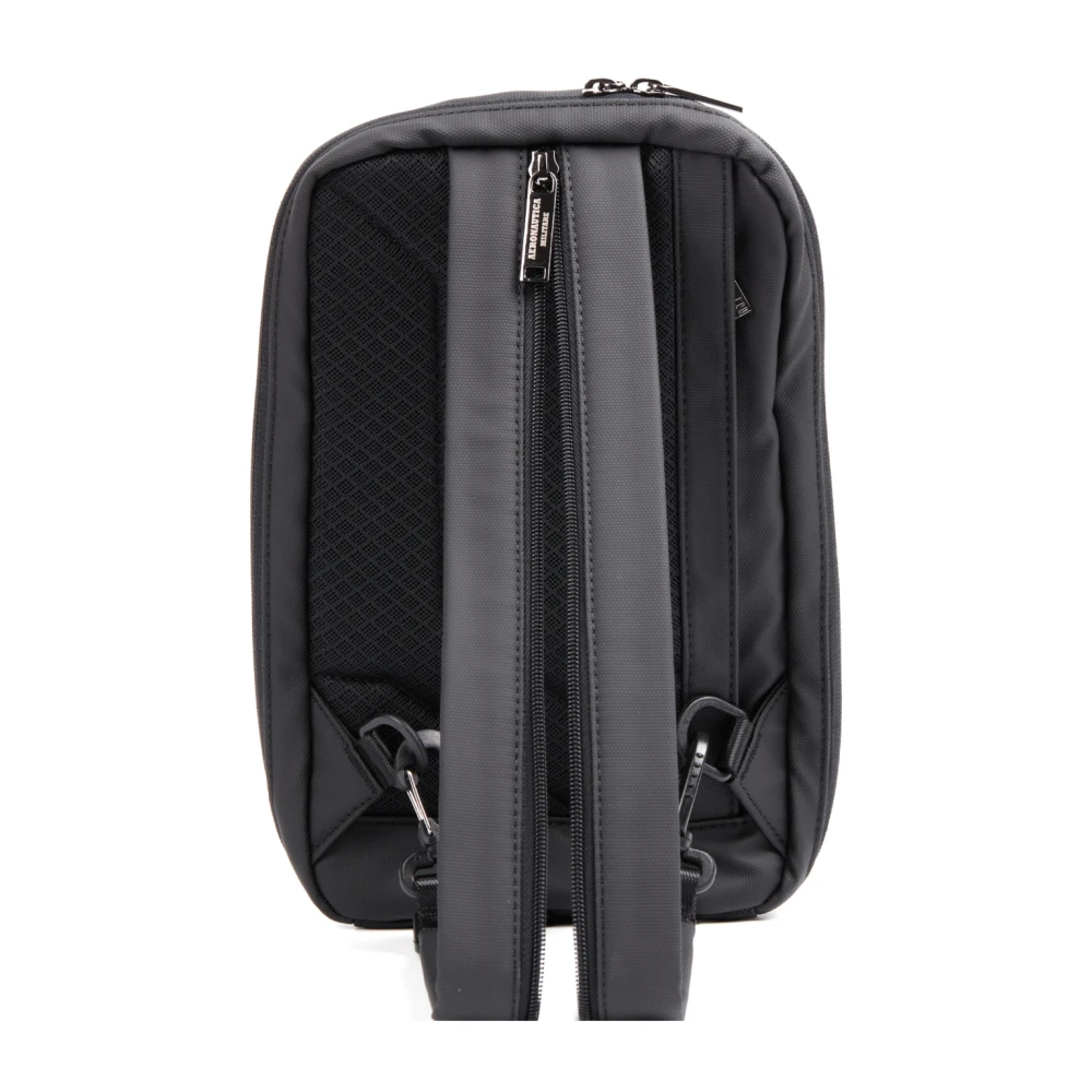 aeronautica militare Helix Am-483 Schoudertas Black Unisex