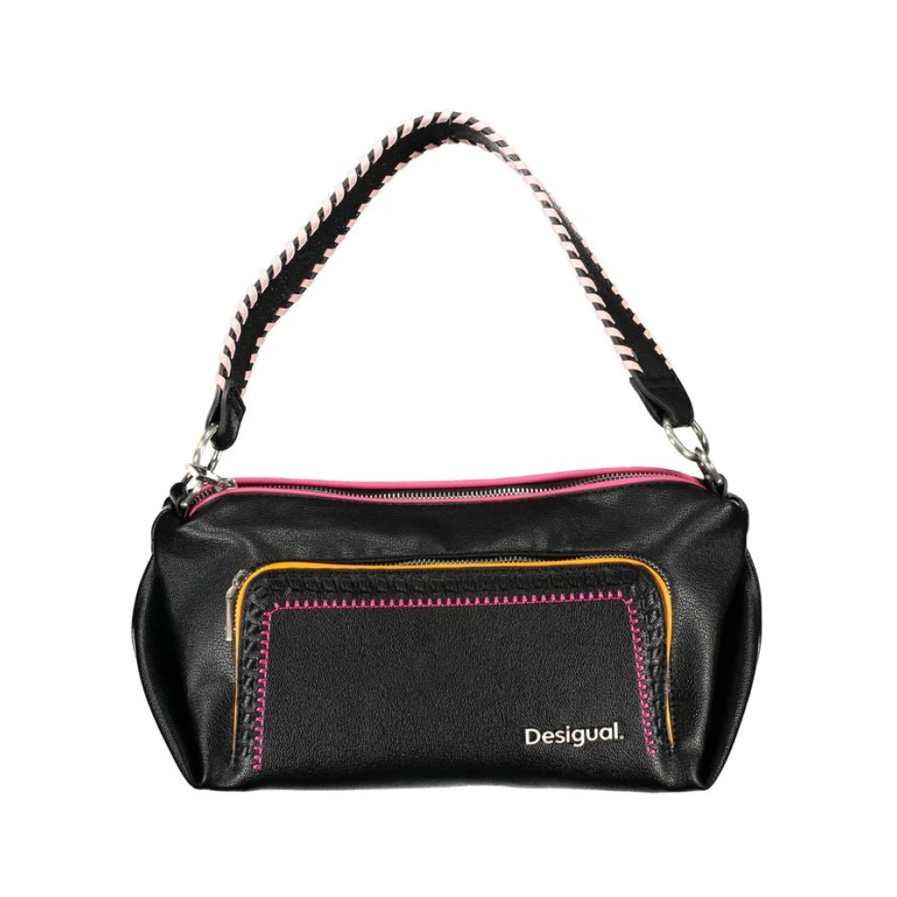 Desigual Women's Black Polyethylene Handbag With Shoulder Strap