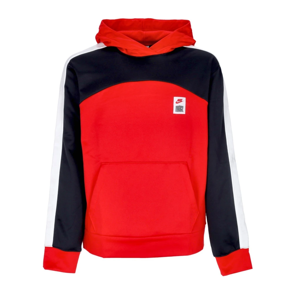 Nike Therma Fit Starting 5 PO Hoodie Red Heren