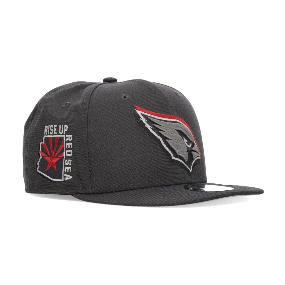 new era Arizona Cardinals Grafiet Snapback Hoed Gray Unisex