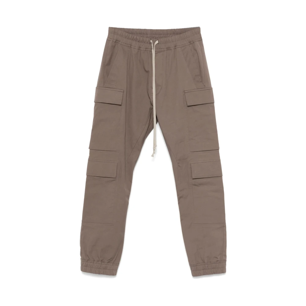 Rick Owens Lichtbruine Trekkoord Elastische Taille Shorts Brown Heren