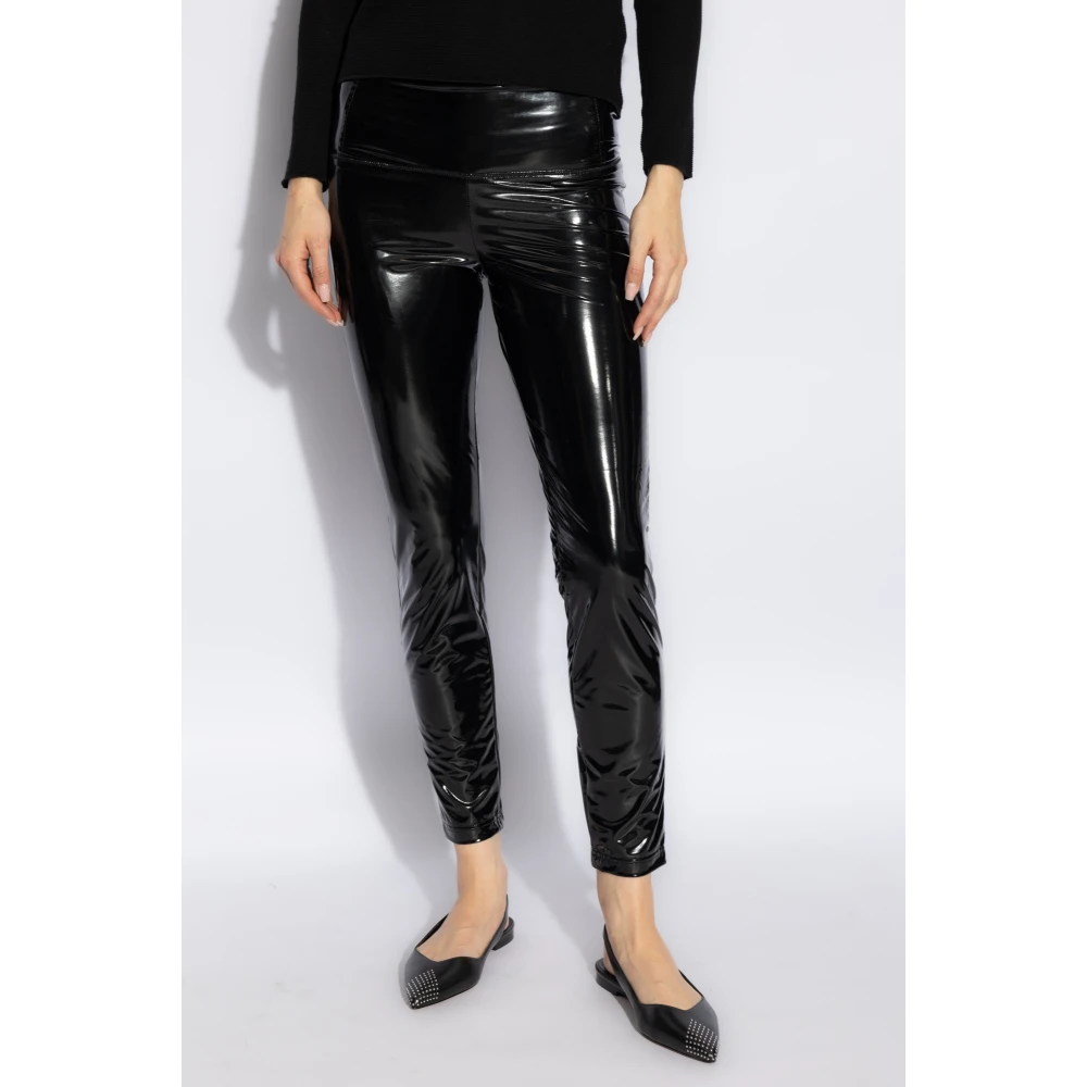 AllSaints Latex Leggings "Cora" Black Dames