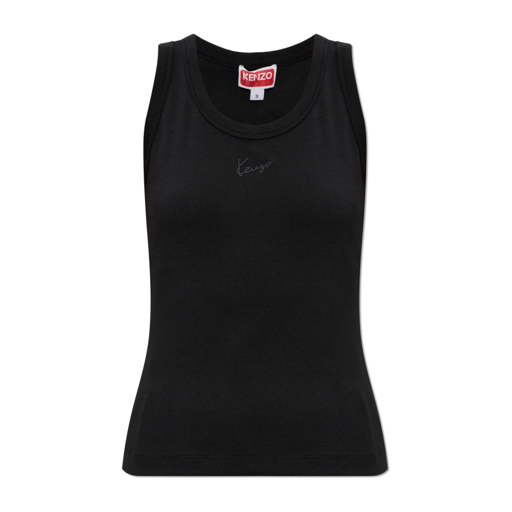 Kenzo Donna Nero Top, Xs, New,