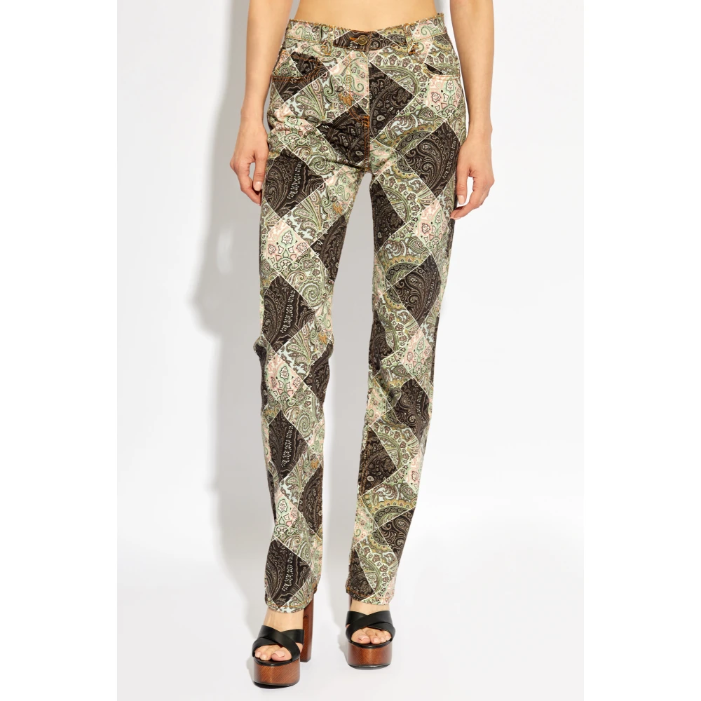 ETRO Gestreepte jeans door Multicolor Dames